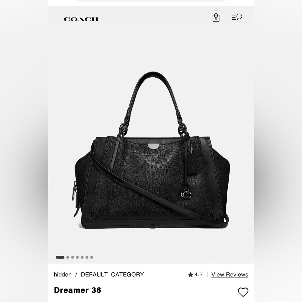 Coach dreamer tote bag
